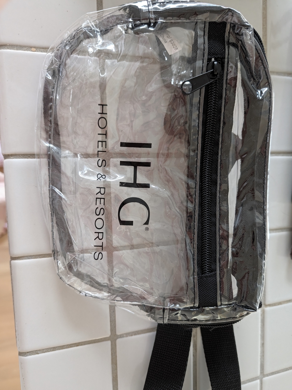 Clear Black Travel Crossbody Bag iHG Never Used